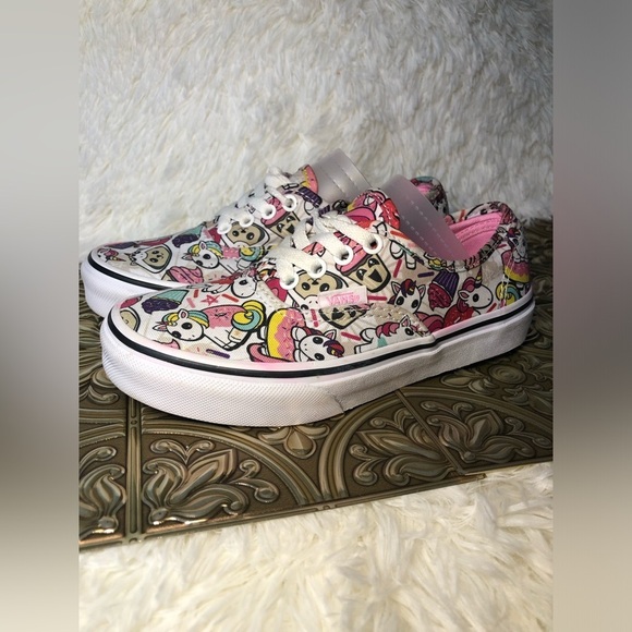 Vans Unicorn Print Kids Sneakers size 2 - Picture 7 of 16